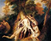 Jean-Francois De Troy Diana And Her Nymphs Bathing oil painting picture wholesale